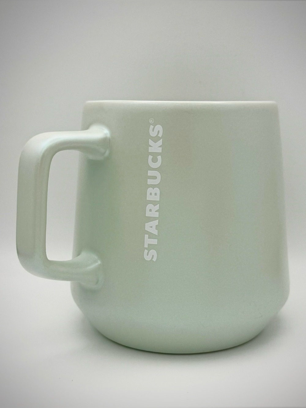 Starbucks Iridescent Mint Green Shimmer Pearlescent Mug Collectible 2021 - NEW